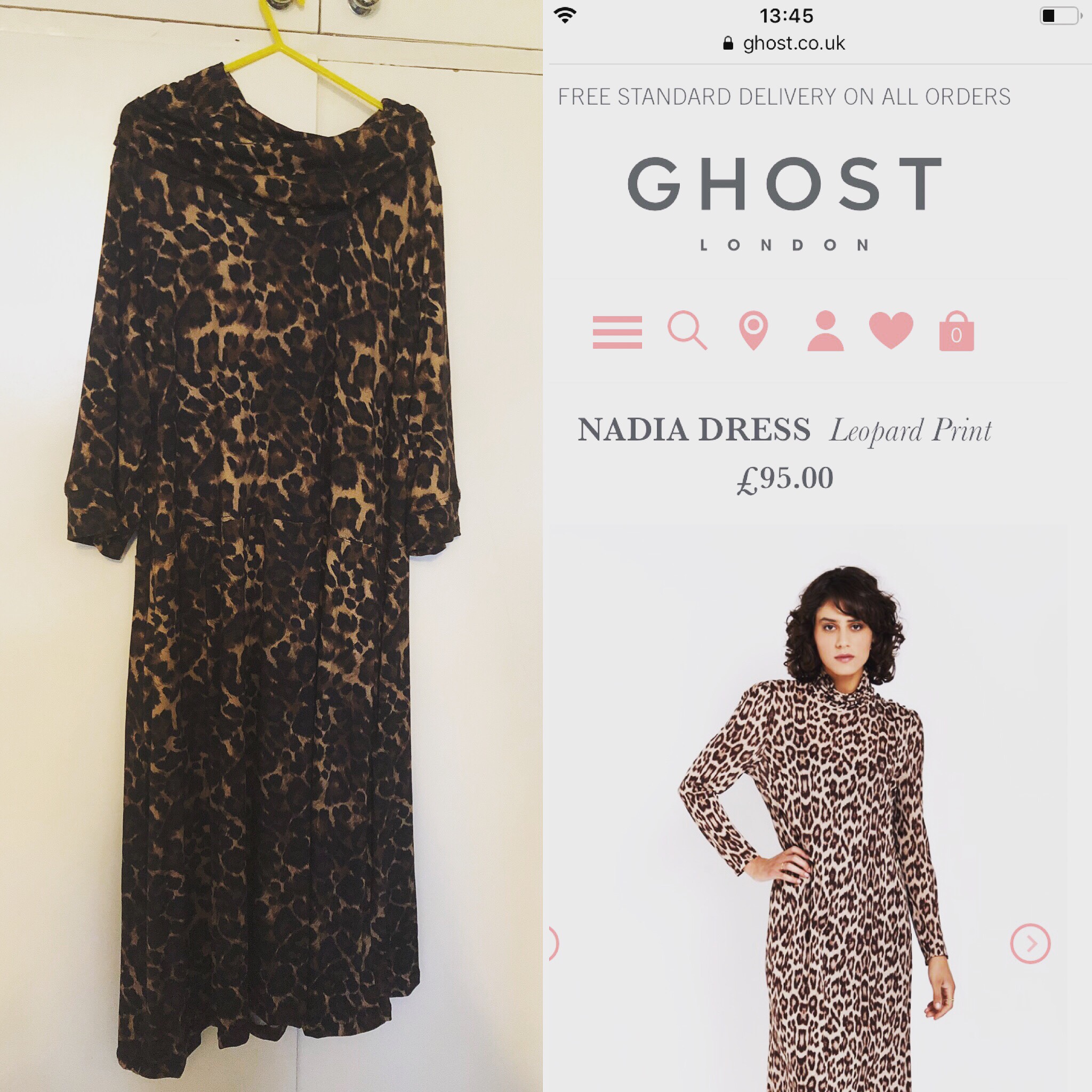 ghost nadia dress